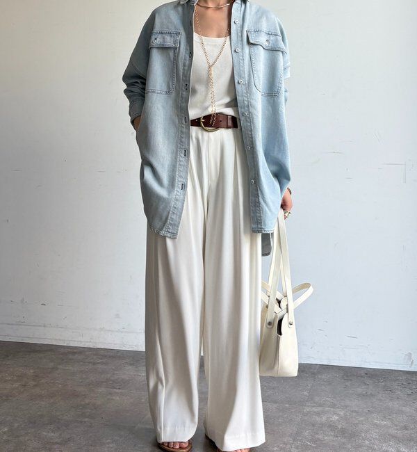 「【Healthy denim】Almond」|シャツ・ブラウス|