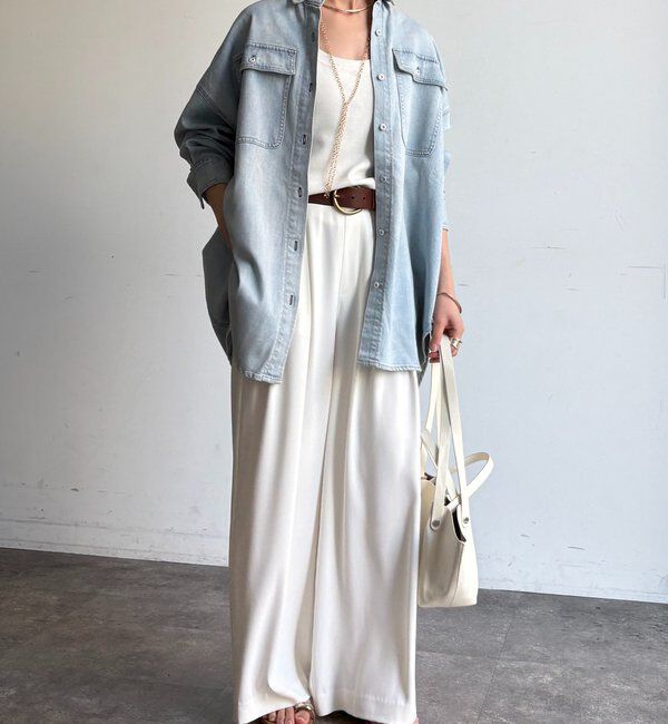  「【Healthy denim】Almond」|シャツ・ブラウス|