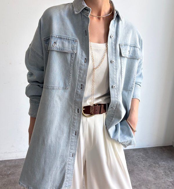  「【Healthy denim】Almond」|シャツ・ブラウス|