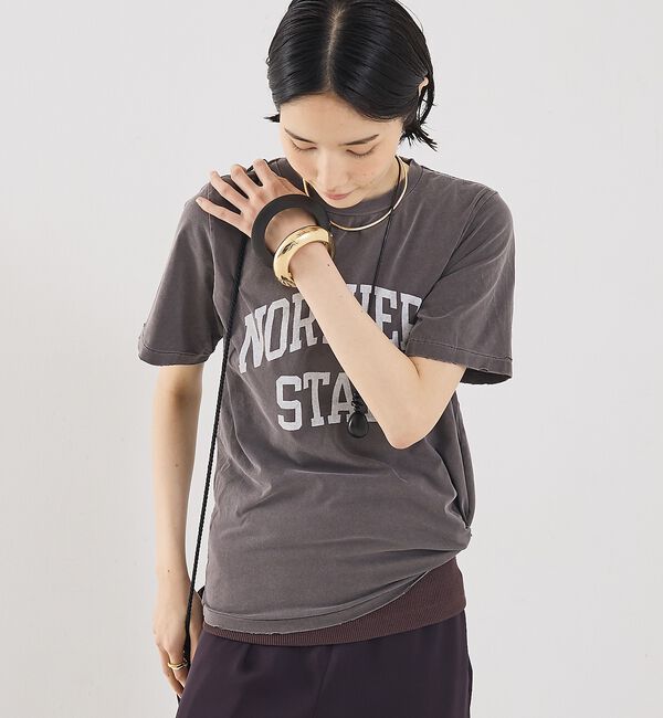 The Store by C' 「【REMI RELIEF】【別注】NORTHERN STATEロゴTシャツ」|Tシャツ・カットソー|