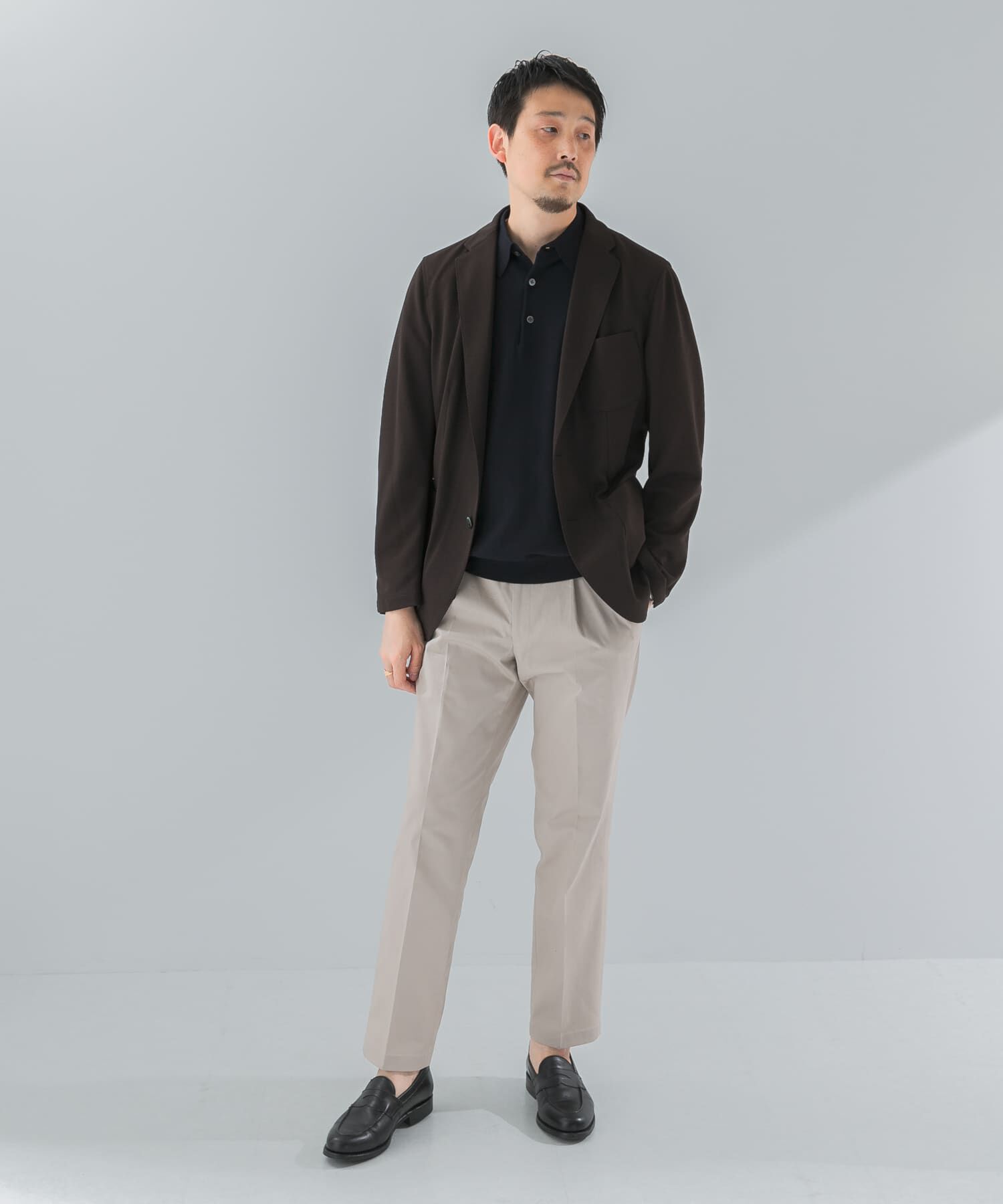 URBAN RESEARCH DOORS「LIFE STYLE TAILOR　ストレッチコットンパンツ」|スラックス|