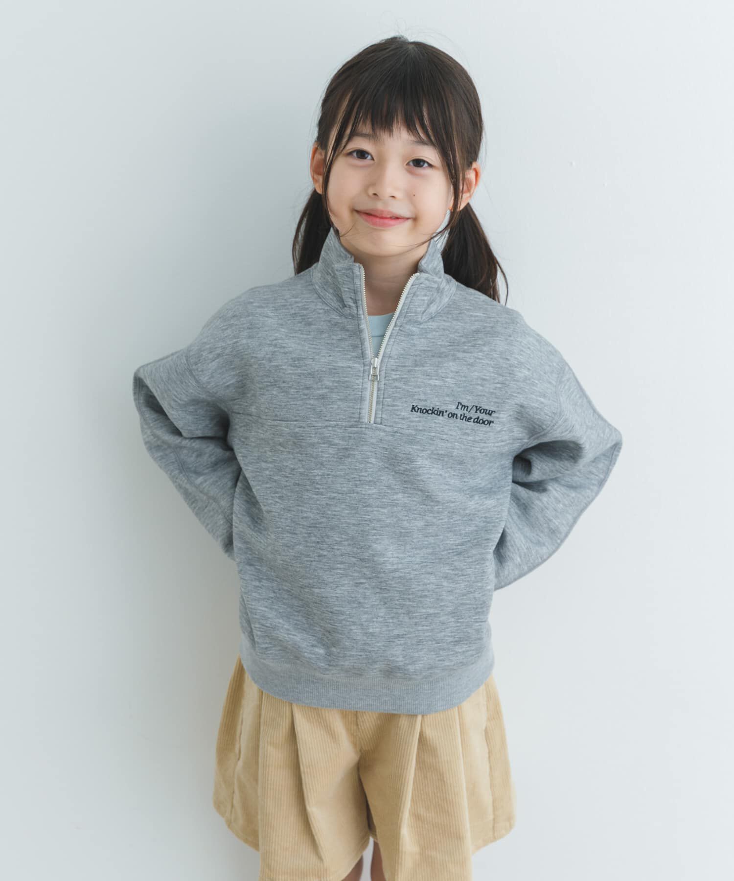 URBAN RESEARCH DOORS「『セットアップ対応』ハーフジップダンボールプルオーバー(KIDS)」|その他|