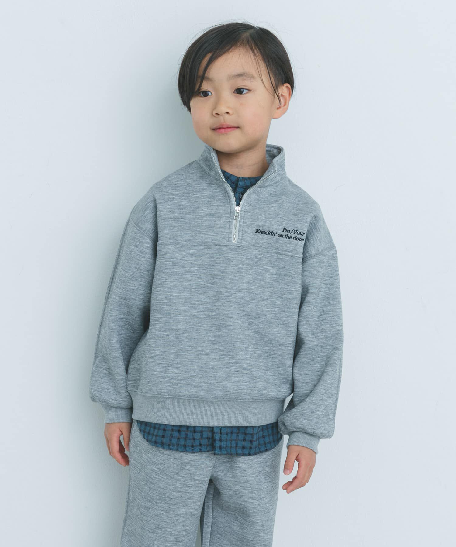 URBAN RESEARCH DOORS「『セットアップ対応』ハーフジップダンボールプルオーバー(KIDS)」|その他|