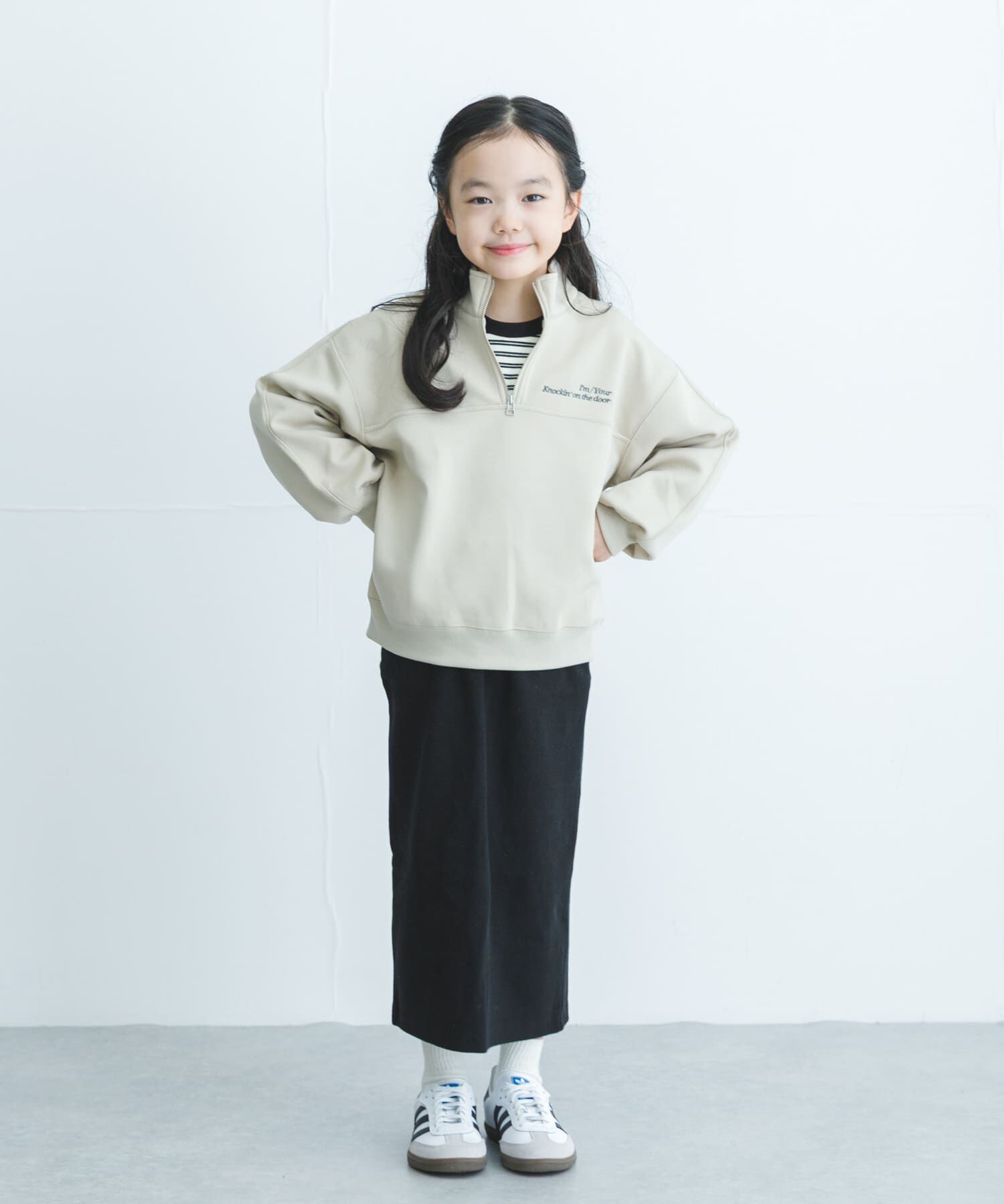 URBAN RESEARCH DOORS「『セットアップ対応』ハーフジップダンボールプルオーバー(KIDS)」|その他|
