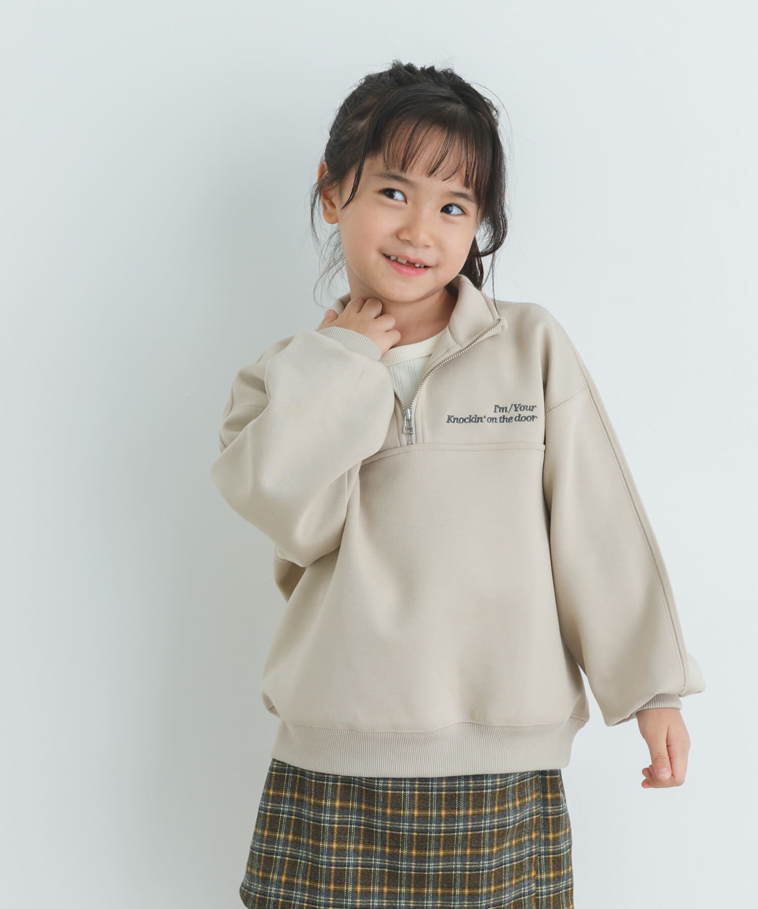 URBAN RESEARCH DOORS「『セットアップ対応』ハーフジップダンボールプルオーバー(KIDS)」|その他|