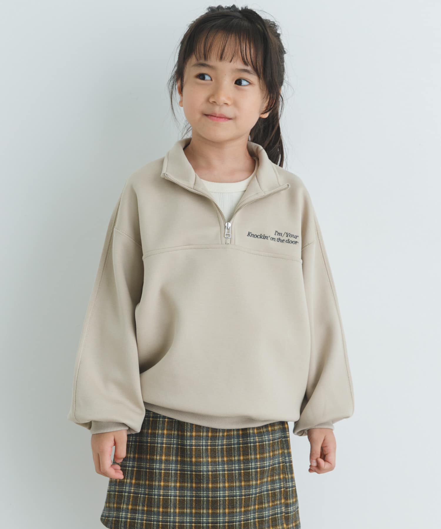URBAN RESEARCH DOORS「『セットアップ対応』ハーフジップダンボールプルオーバー(KIDS)」|その他|