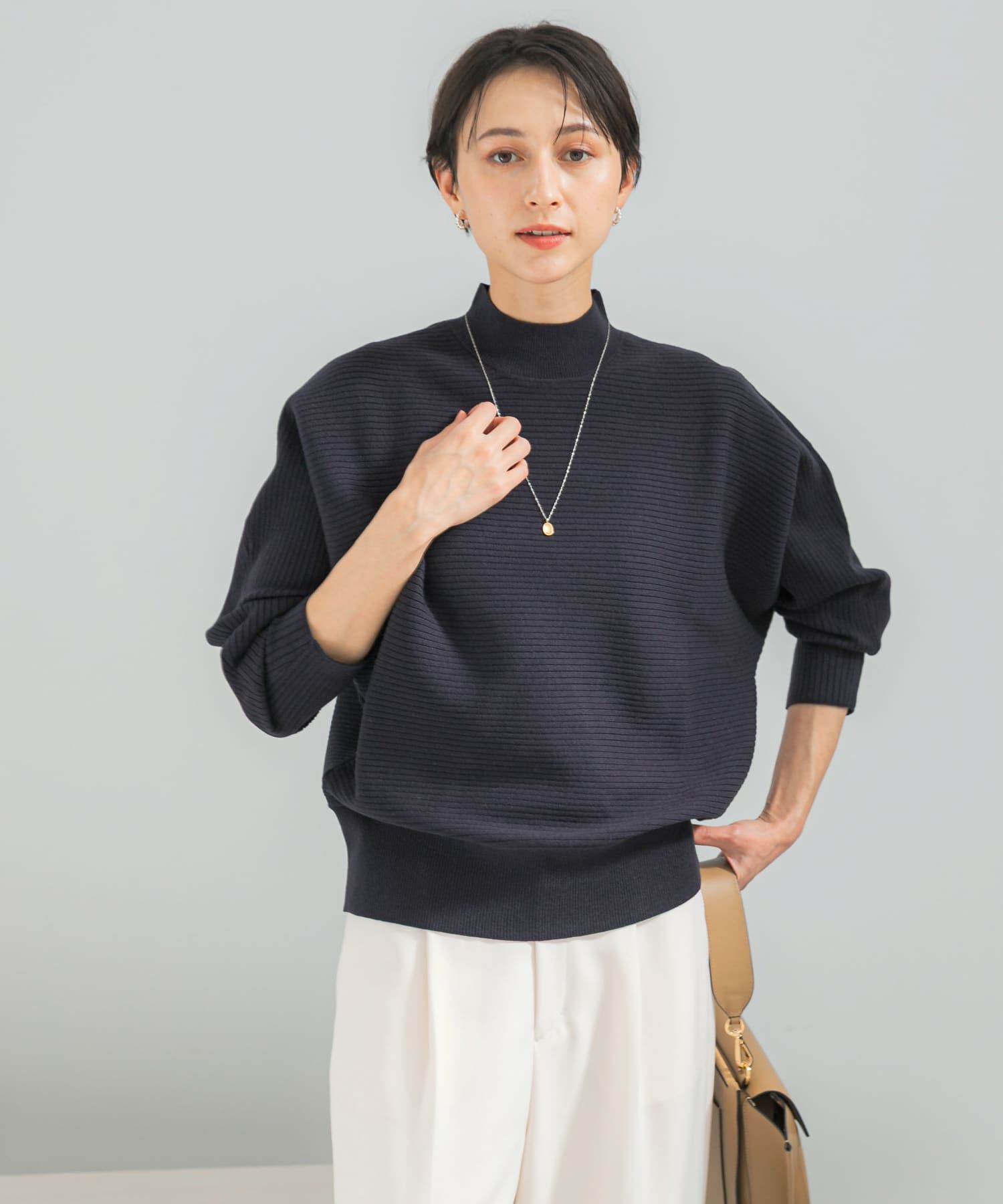 URBAN RESEARCH ROSSO「ウォッシャブルアンチピリングドルマンニット」|ニット・セーター|