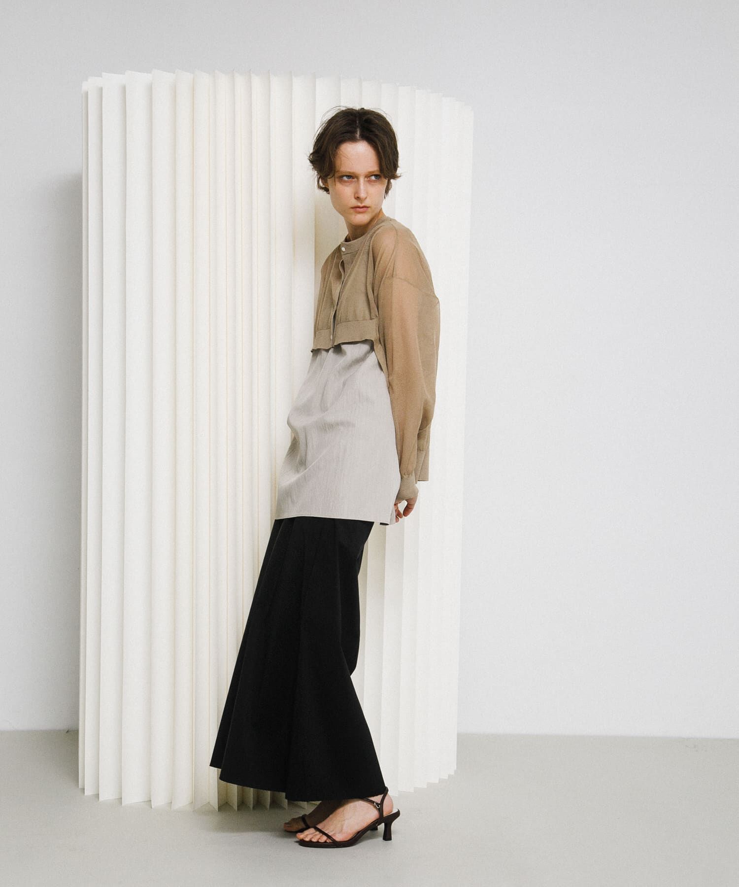 LAATO「sleek long skirt」|スカート|