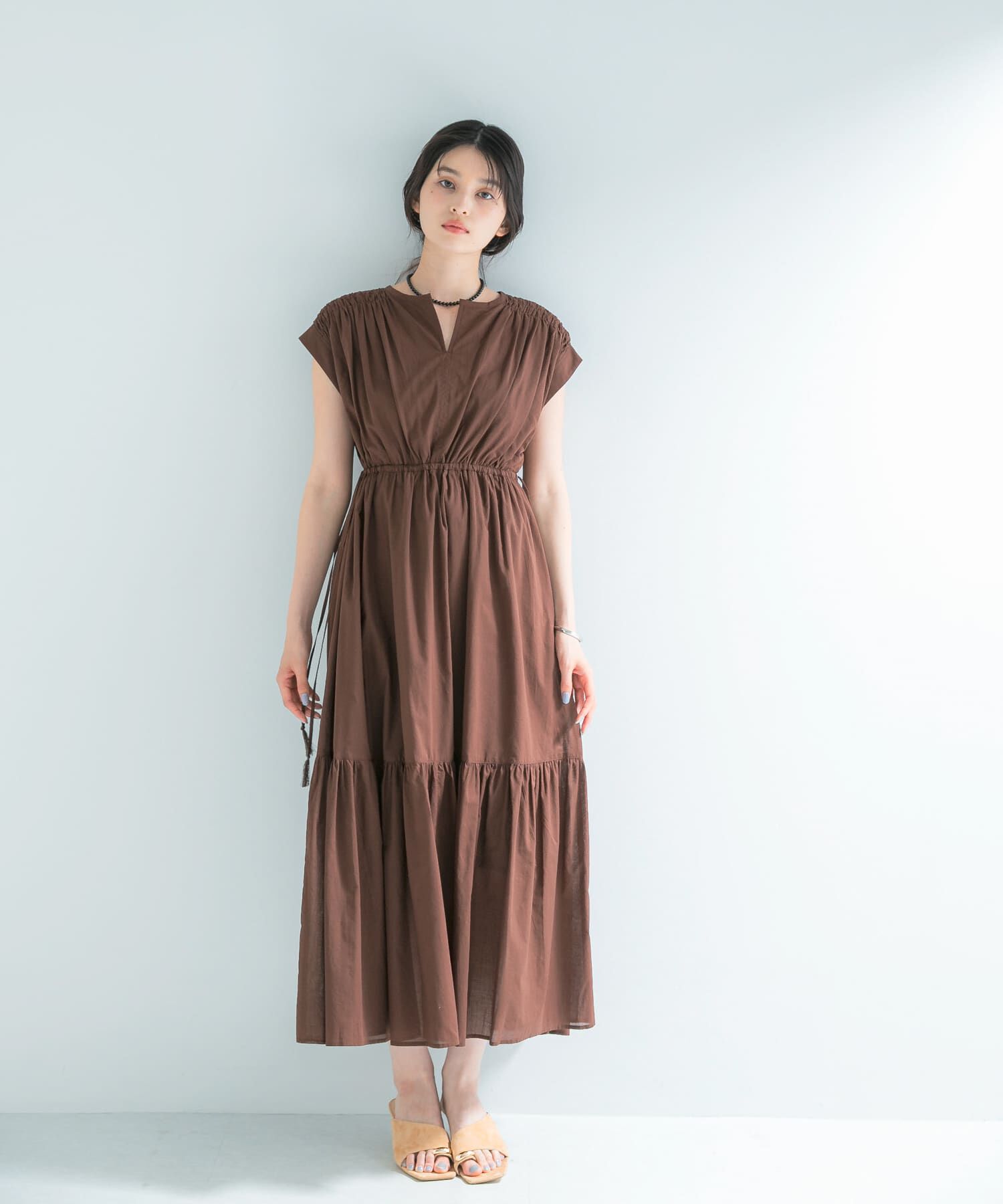 URBAN RESEARCH ROSSO「『WEB限定』コットンボイルワンピース」|ワンピース|