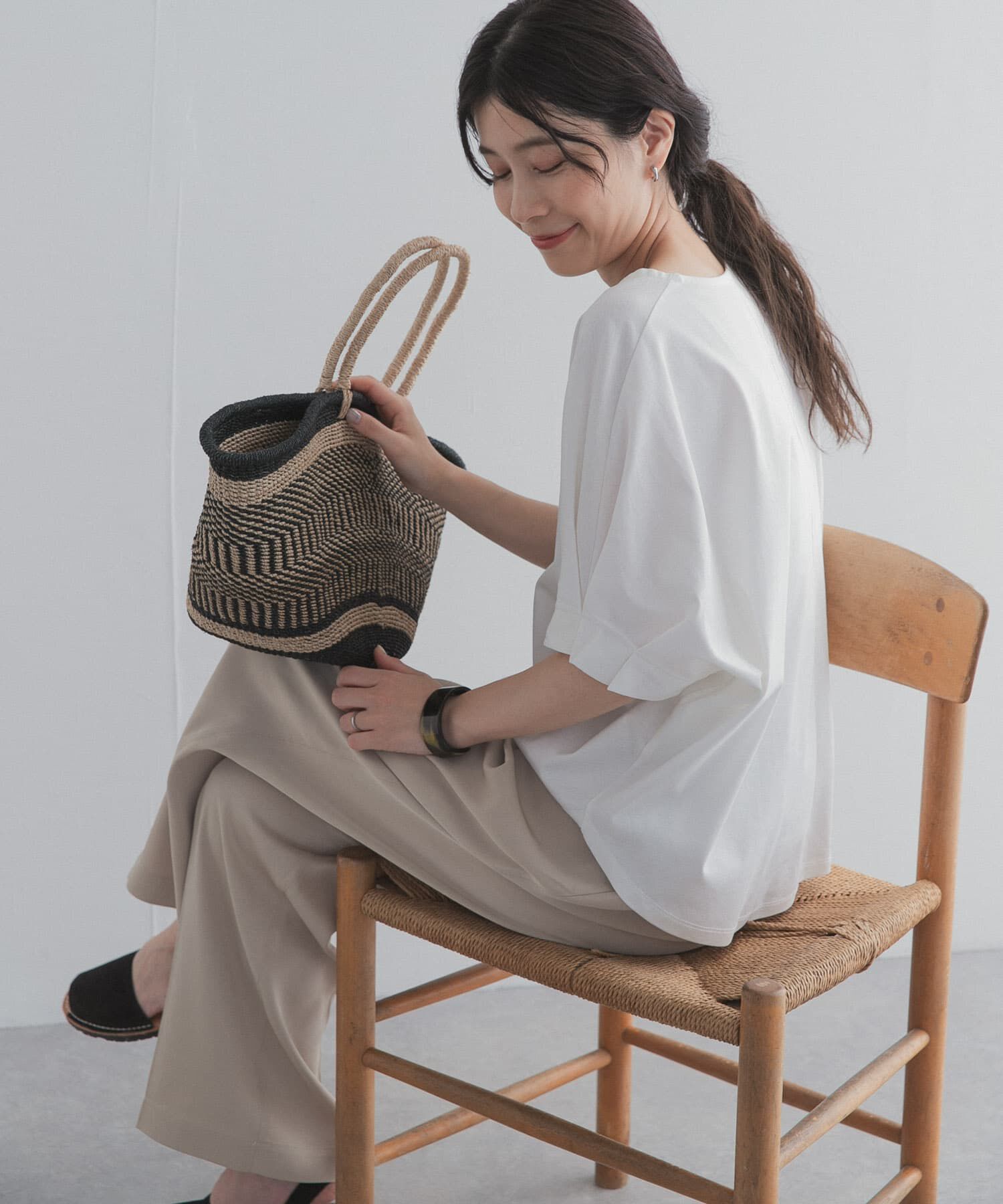 URBAN RESEARCH DOORS「『UR TECH』サマシェアタックスリーブプルオーバー」|Tシャツ・カットソー|