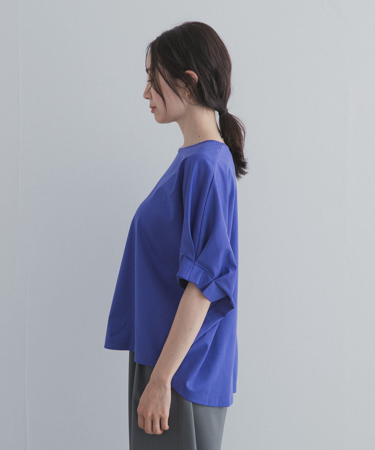 URBAN RESEARCH DOORS「『UR TECH』サマシェアタックスリーブプルオーバー」|Tシャツ・カットソー|