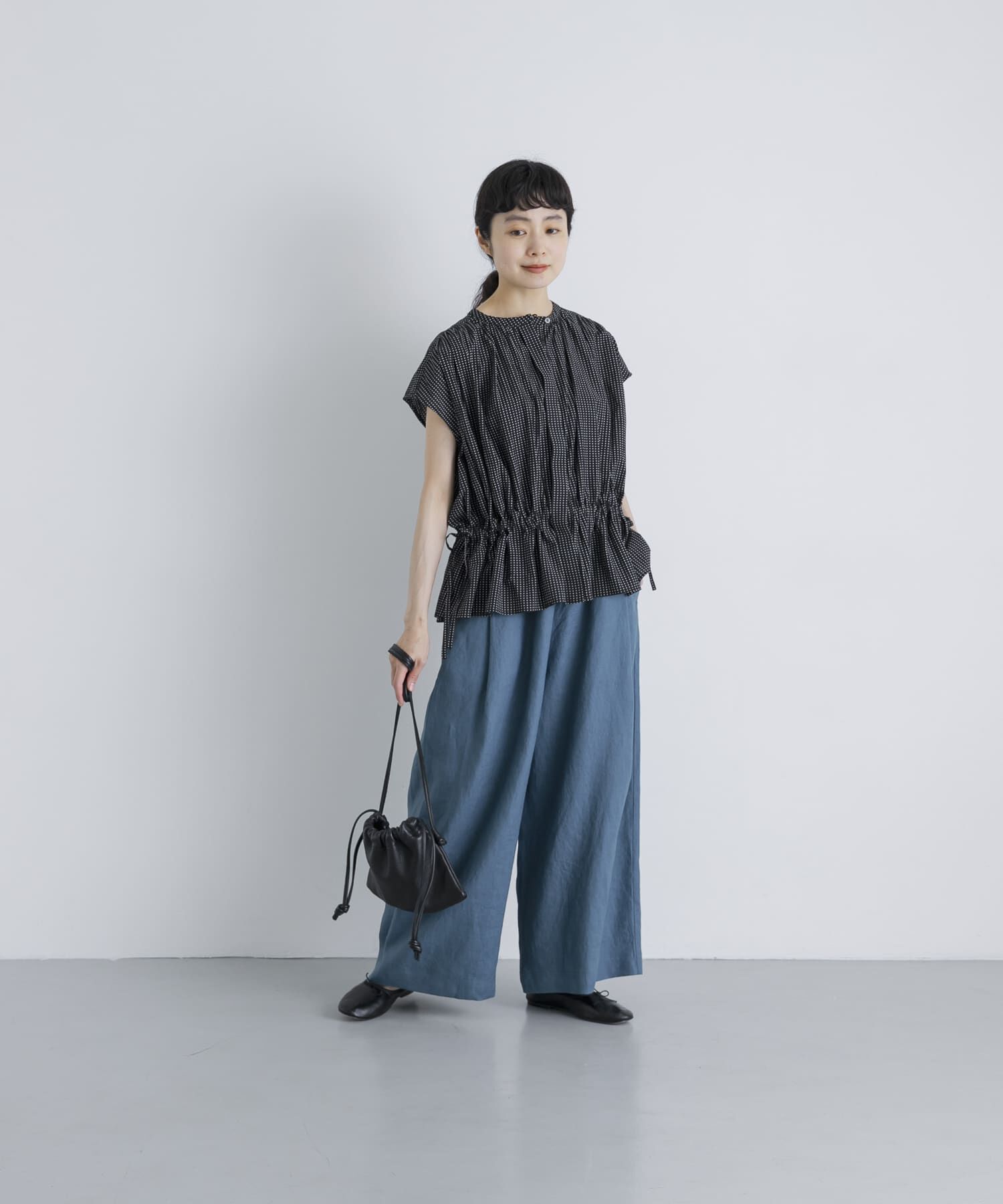 かぐれ「カラーリネンクロップドパンツ」|その他|