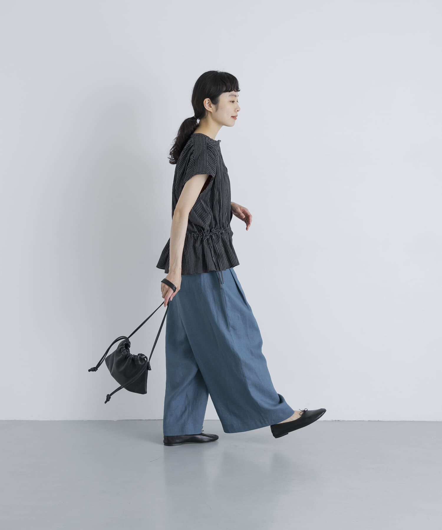 かぐれ「カラーリネンクロップドパンツ」|その他|