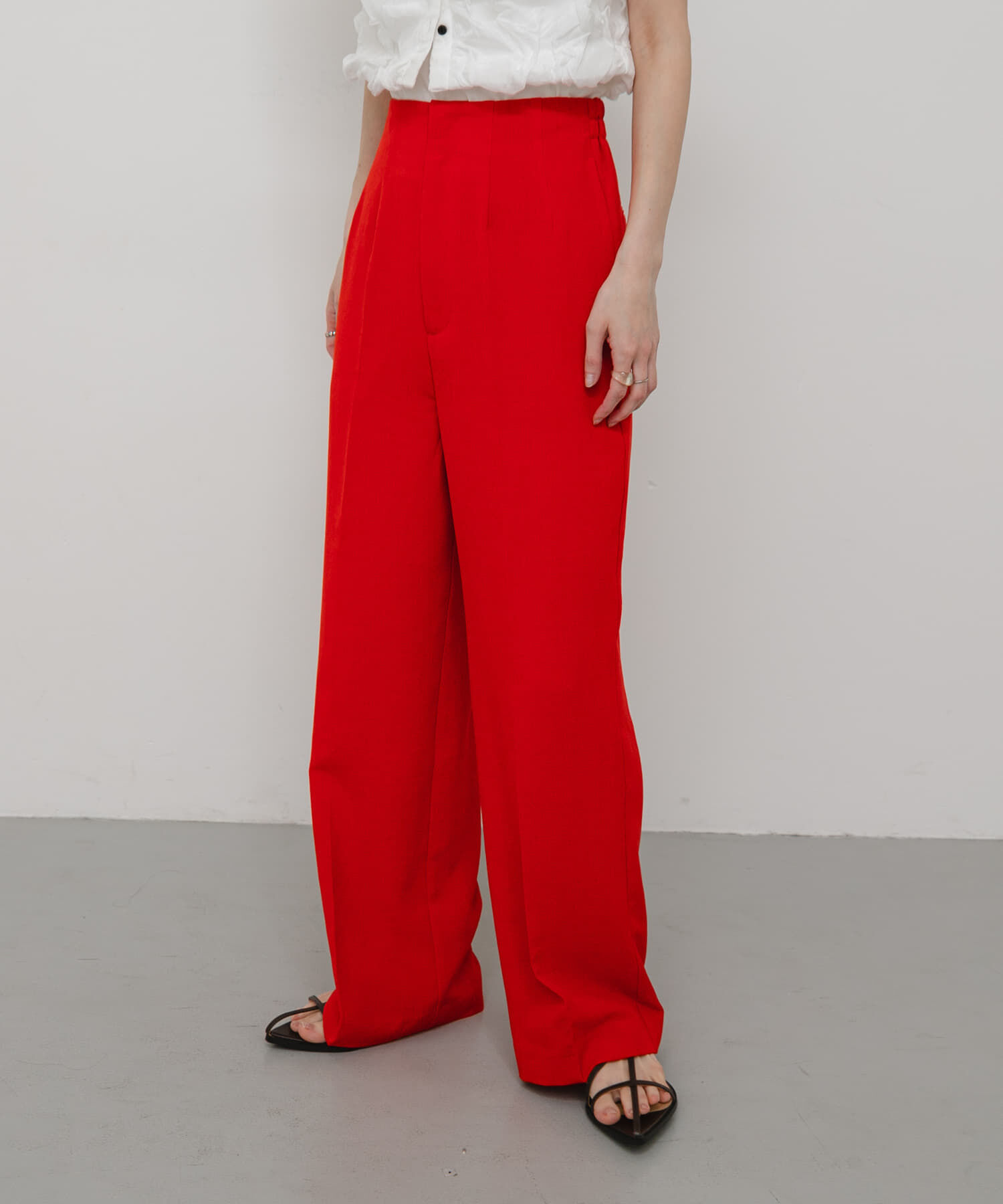 SENSE OF PLACE by URBAN RESEARCH「『一部WEB限定』『UR TECH DRYLUXE』リネンライクワイドパンツ」|その他|