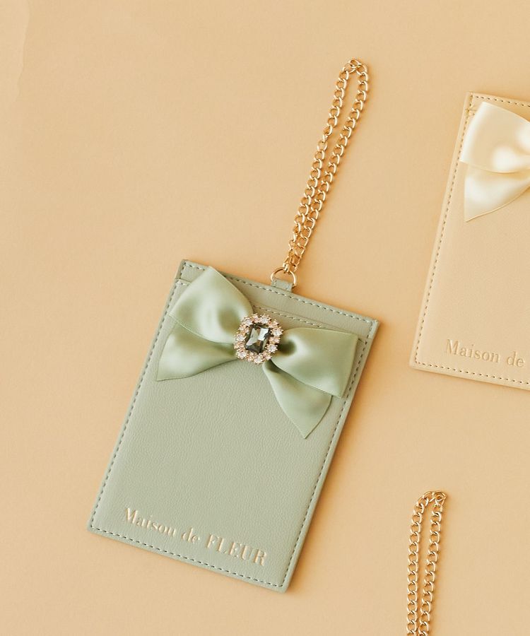 Maison de FLEUR「EC限定フォトケース」|ポーチ|ミント