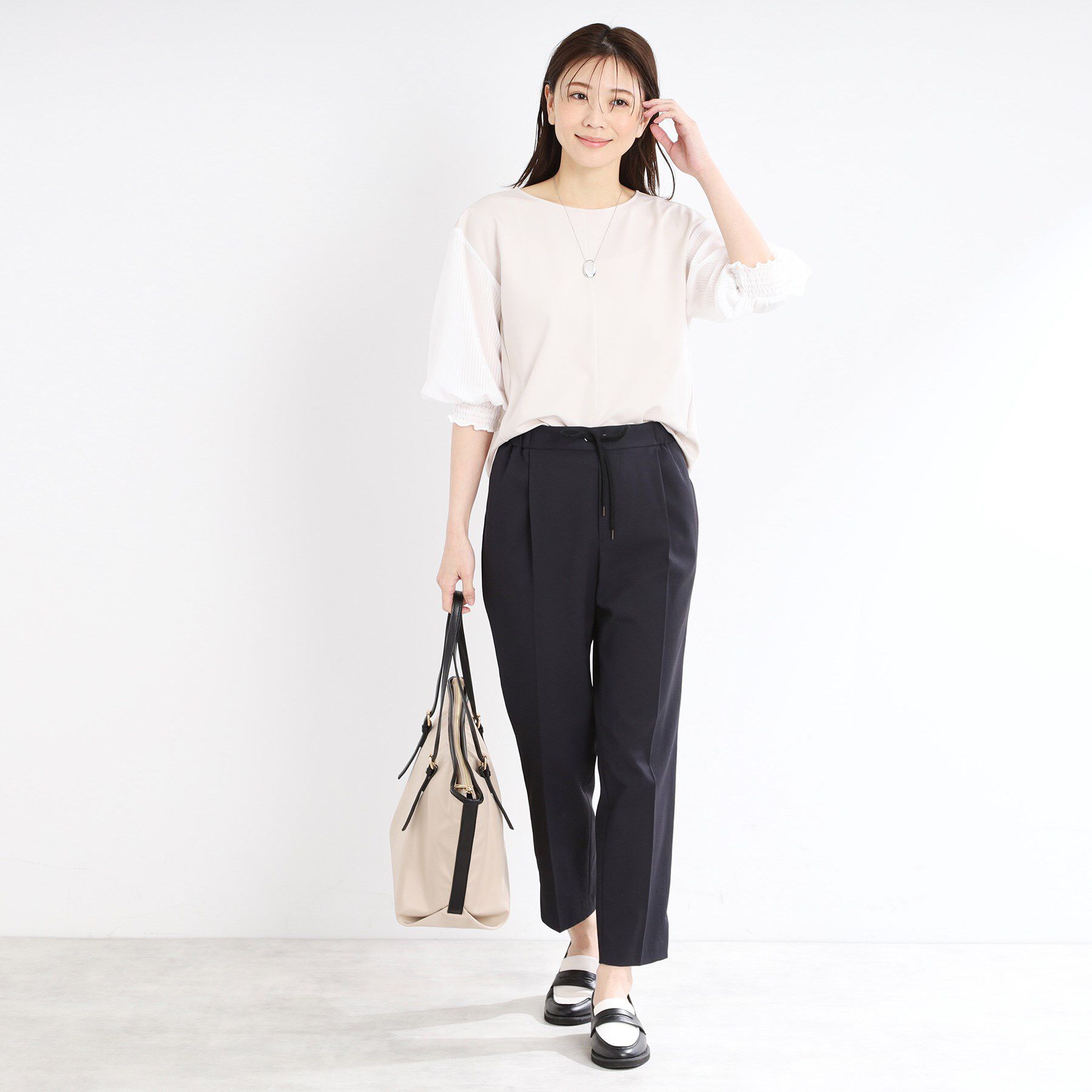 Reflect「【マシンウォッシュ可】リラクシーセンタープレスパンツ」|その他|