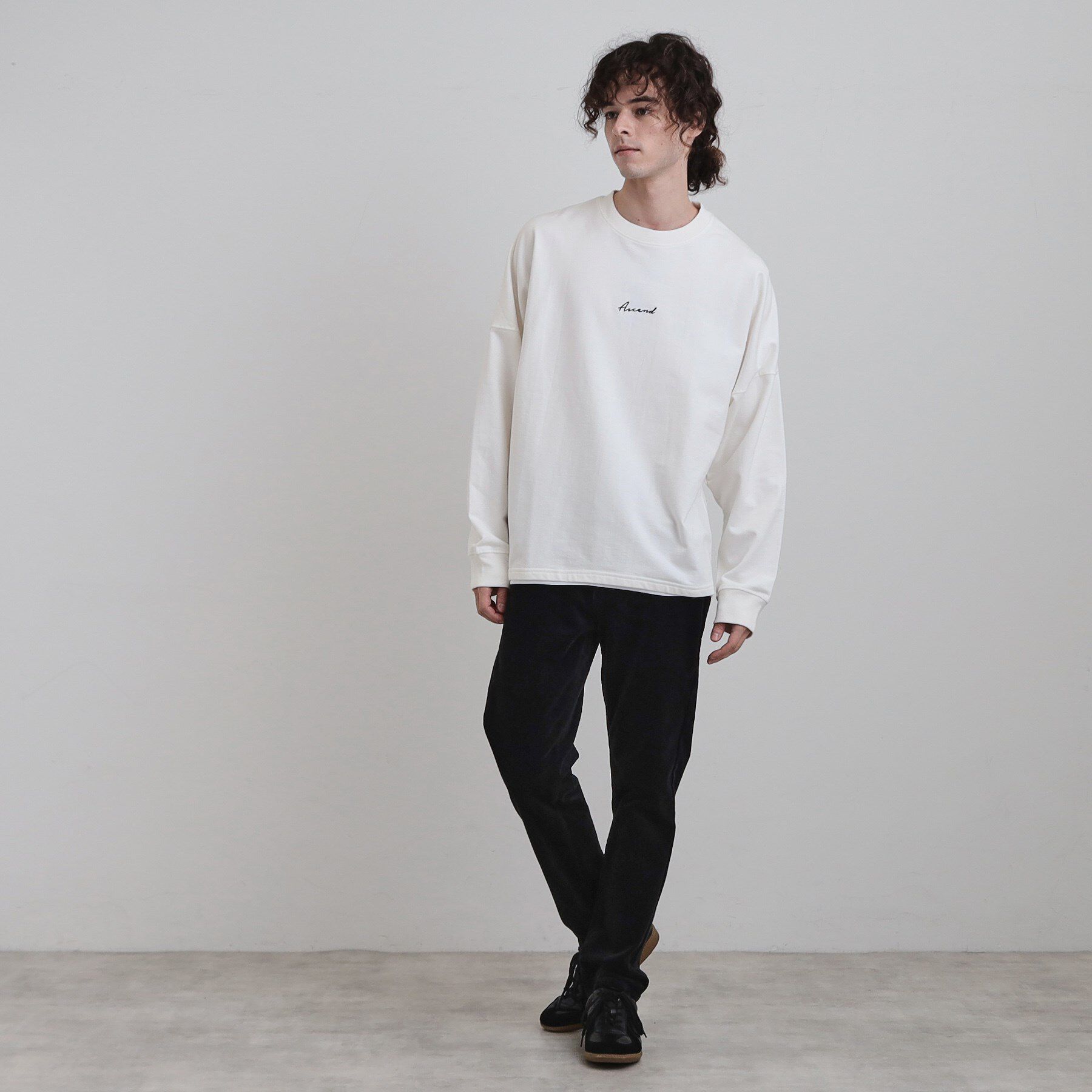 tk.TAKEO KIKUCHI「ドルマンレイヤードスウェット」|Tシャツ・カットソー|