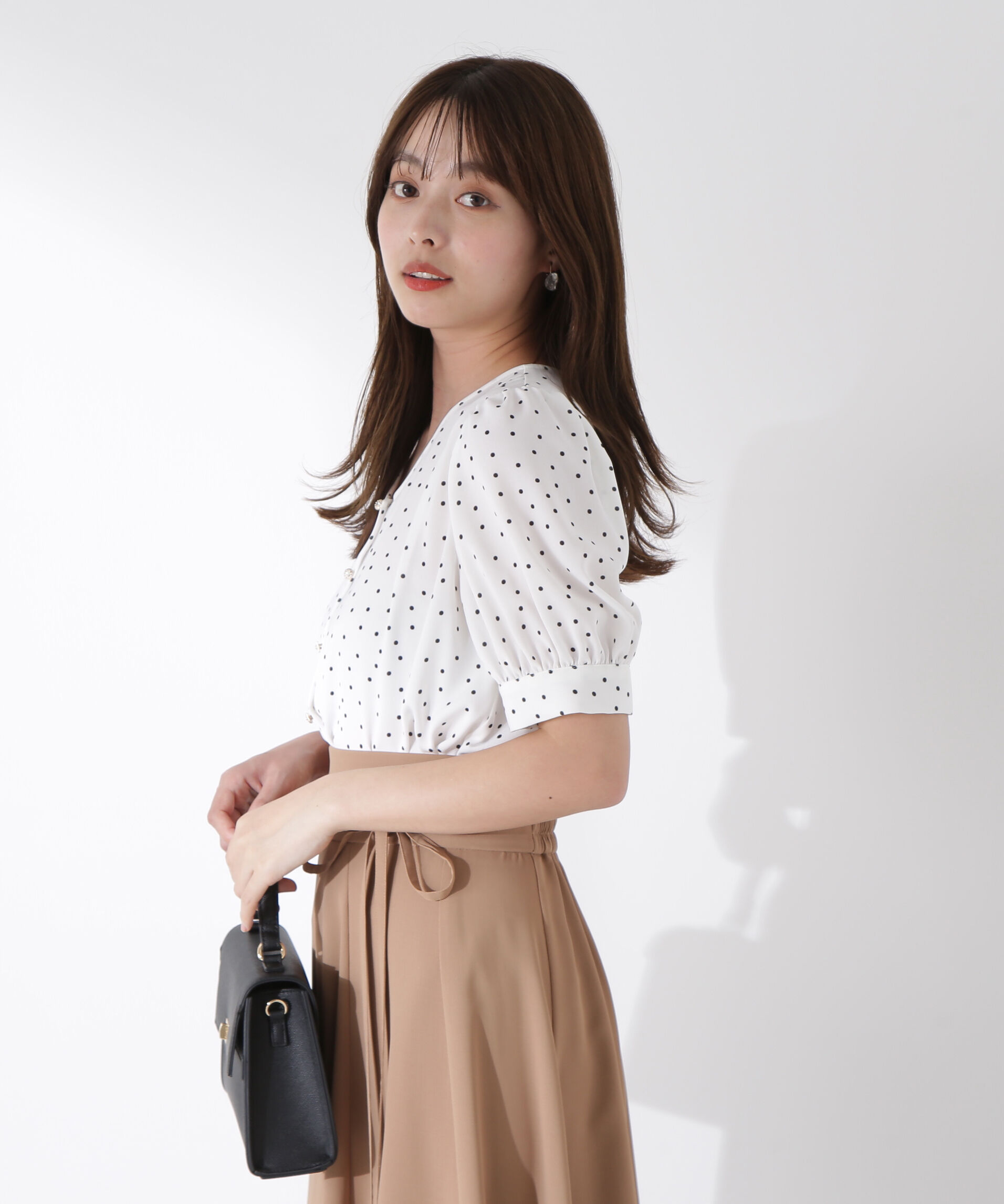 PROPORTION BODY DRESSING「リボン付きロングフレアスカート」|スカート|