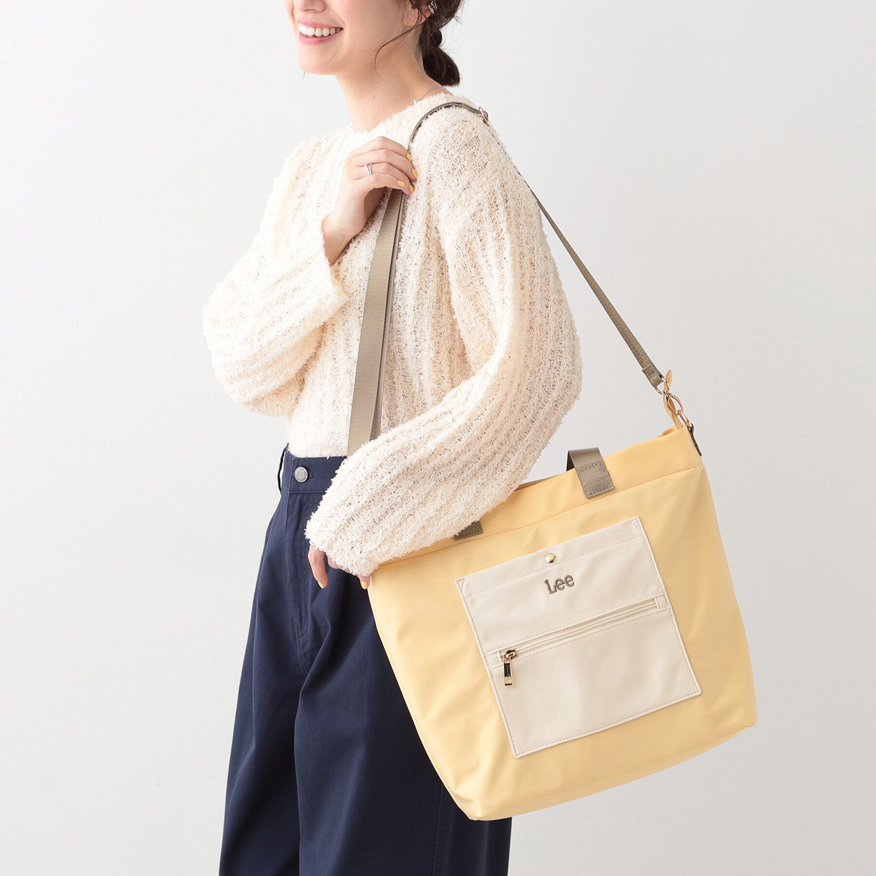 SHOO･LA･RUE「【Lee別注】2WAYトートバッグ」|トートバッグ|イエロー(032)