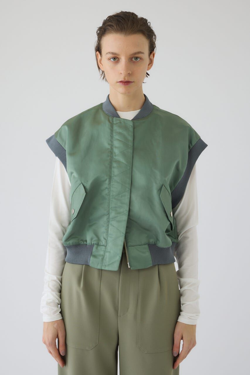 RIM.ARK 「Short MA-1 vest」|ダウンベスト・ベスト|