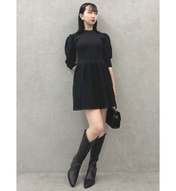dazzlin「ホールガーメントミニワンピース」|ワンピース|