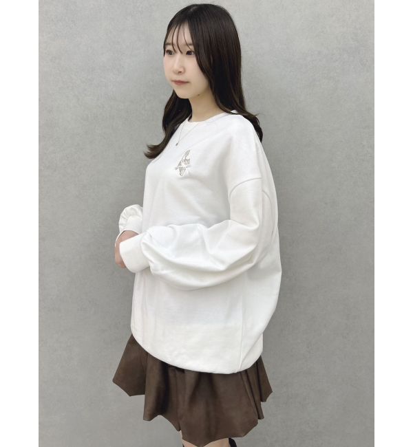 dazzlin「CAT刺繍リボンカットプルオーバー」|Tシャツ・カットソー|