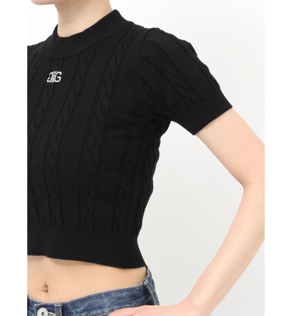 GYDA「Symmetry GYDAケーブルニットTOPS」|ニット・セーター|