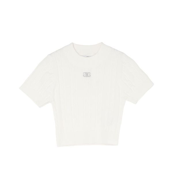 GYDA「Symmetry GYDAケーブルニットTOPS」|ニット・セーター|