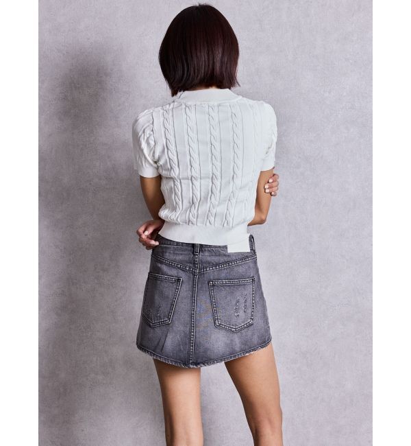 GYDA「Symmetry GYDAケーブルニットTOPS」|ニット・セーター|