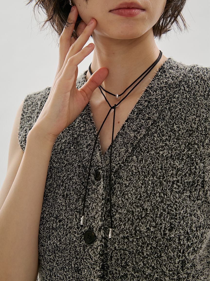 emmi atelier「サテンコードネックレス」|ネックレス|