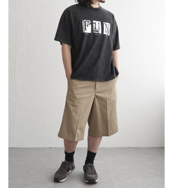 VENCE share style「スノーウォッシュ加工箔プリントTシャツ」|Tシャツ・カットソー|