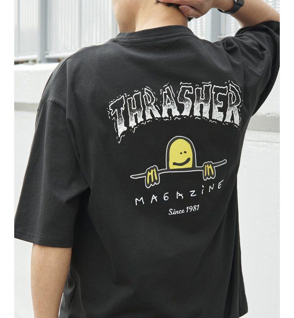 VENCE share style「THRASHER スラッシャー マークゴンザレスロゴＴシャツ」|Tシャツ・カットソー|