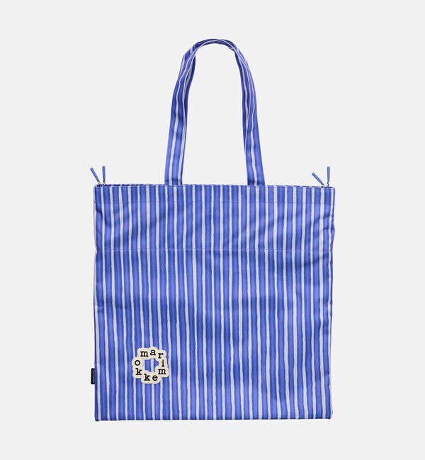 Marimekko「Metka Piccolo トートバッグ」|トートバッグ|ブルー&times;ライトブルー