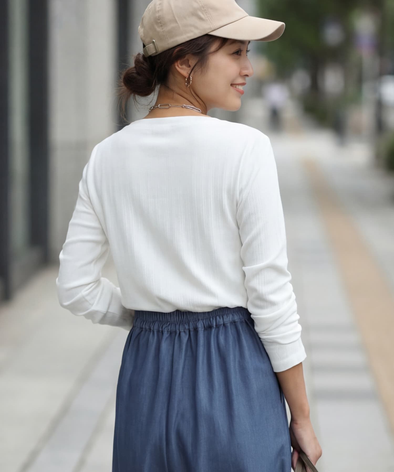 STYLE DELI「やわらかボートネックカットソートップス」|Tシャツ・カットソー|