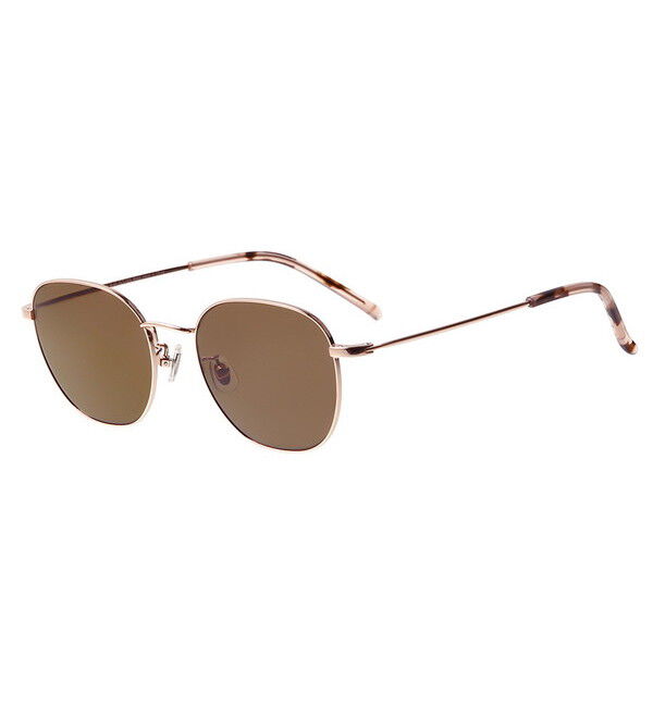  「ウェリントン型 サングラス｜ ライトカラーレンズ メタルフレーム ズレ落ち防止 TREND SUNGLASSES」|サングラス|ピンク