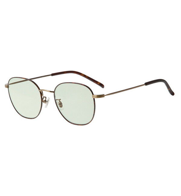  「ウェリントン型 サングラス｜ ライトカラーレンズ メタルフレーム ズレ落ち防止 TREND SUNGLASSES」|サングラス|ブラウン系その他1