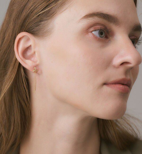 agete「K18ダイヤモンドピアス（0.03ct）」|ピアス|