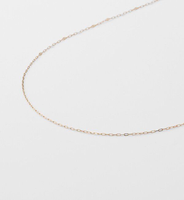 agete「K10ネックレスチェーン（70cm）」|ネックレス|