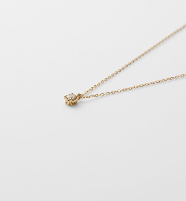 agete「K10ダイヤモンドネックレス（0.05ct）」|ネックレス|