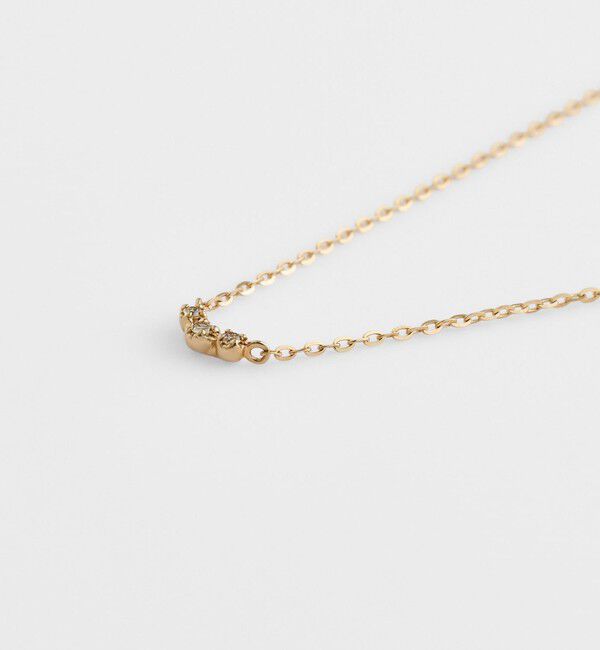 agete「《WEB限定》K10ダイヤモンドネックレス」|ネックレス|