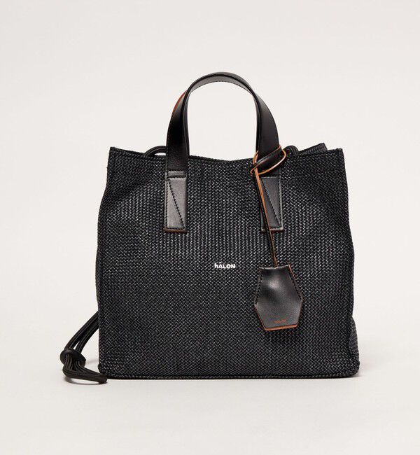 UNITED ARROWS「＜hALON＞ソフトメッシュ ミニトートバッグ」|トートバッグ|BLACK