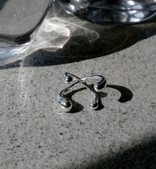 BEAUTY&YOUTH UNITED ARROWS「＜Soierie＞Barbell ピンキーリング」|リング|SILVER
