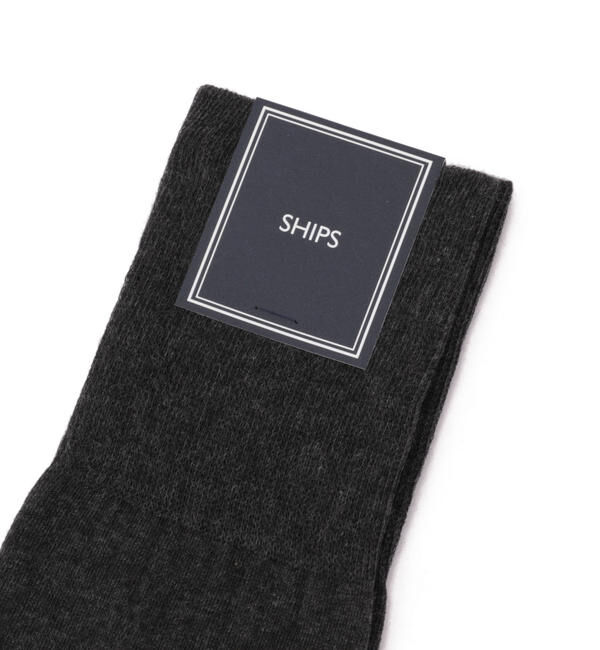 SHIPS「SHIPS: コットン ドレス ロングホーズ ソックス」|ソックス|