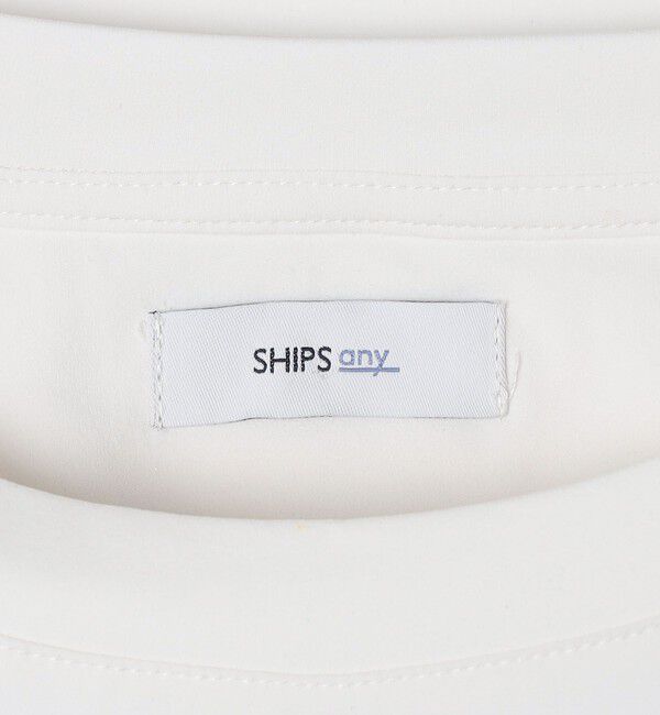 SHIPS any「SHIPS any: SORONA(R) ストレッチ ジャージー スピンドル ポケット Tシャツ (ロンT)◇」|Tシャツ・カットソー|