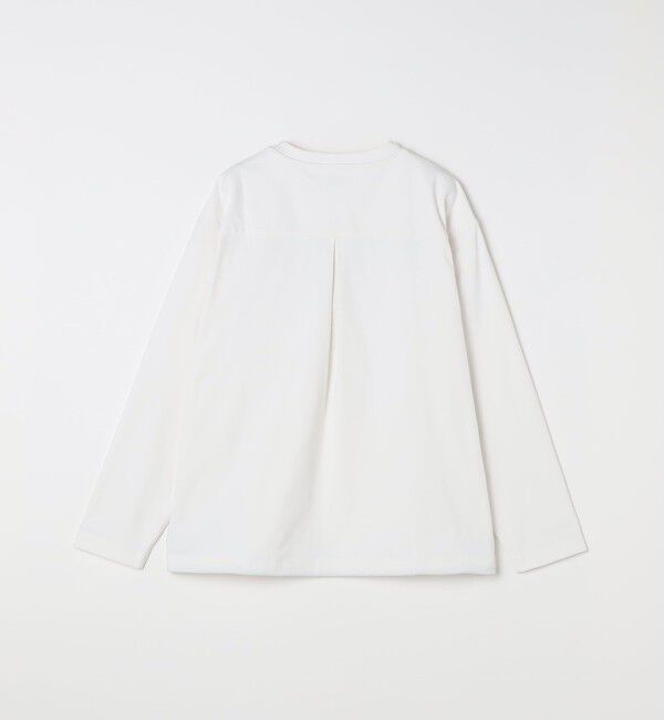 SHIPS any「SHIPS any: SORONA(R) ストレッチ ジャージー スピンドル ポケット Tシャツ (ロンT)◇」|Tシャツ・カットソー|