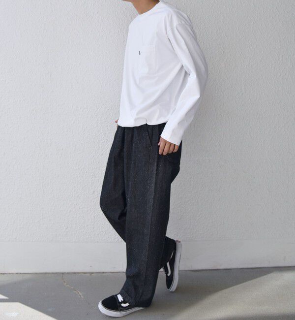 SHIPS any「SHIPS any: SORONA(R) ストレッチ ジャージー スピンドル ポケット Tシャツ (ロンT)◇」|Tシャツ・カットソー|