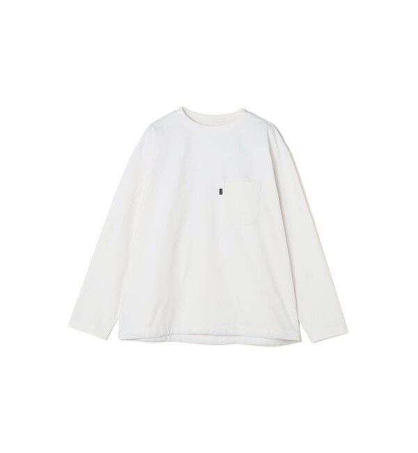 SHIPS any「SHIPS any: SORONA(R) ストレッチ ジャージー スピンドル ポケット Tシャツ (ロンT)◇」|Tシャツ・カットソー|