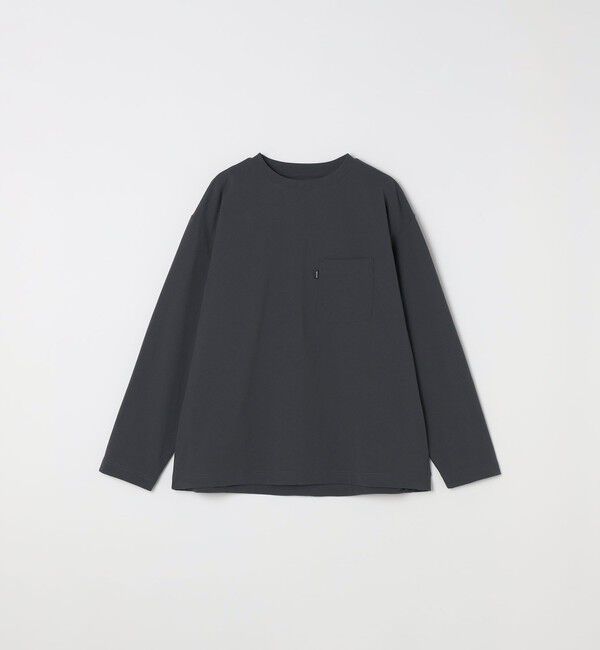 SHIPS any「SHIPS any: SORONA(R) ストレッチ ジャージー スピンドル ポケット Tシャツ (ロンT)◇」|Tシャツ・カットソー|