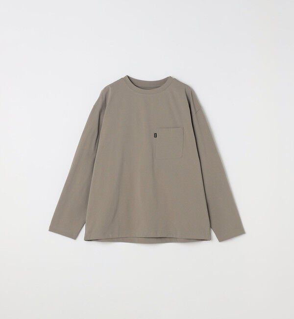 SHIPS any「SHIPS any: SORONA(R) ストレッチ ジャージー スピンドル ポケット Tシャツ (ロンT)◇」|Tシャツ・カットソー|