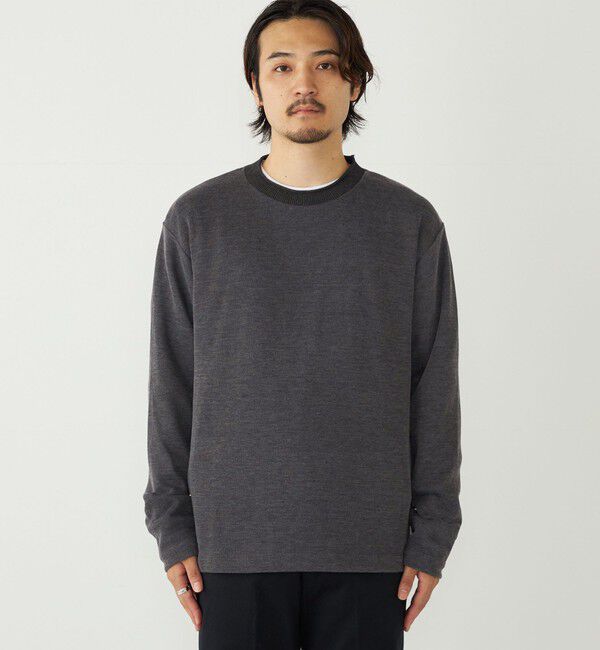 SHIPS Colors 「SHIPS Colors:〈手洗い可能〉ニットライク ロングスリーブ Tシャツ (ロンT)」|Tシャツ・カットソー|